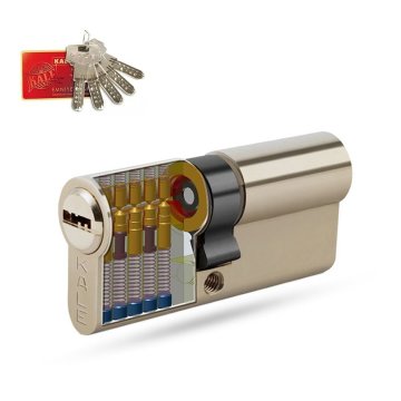 Kale Kilit 164 BNE Bilyalı Şifreli Çelik Pimli Barel 90 mm - Nikel