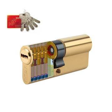 Kale Kilit 164 BNE Bilyalı Şifreli Çelik Pimli Barel 90 mm - Nikel