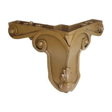 Mc Aslan Mobilya Ayak Beyaz - 12 cm