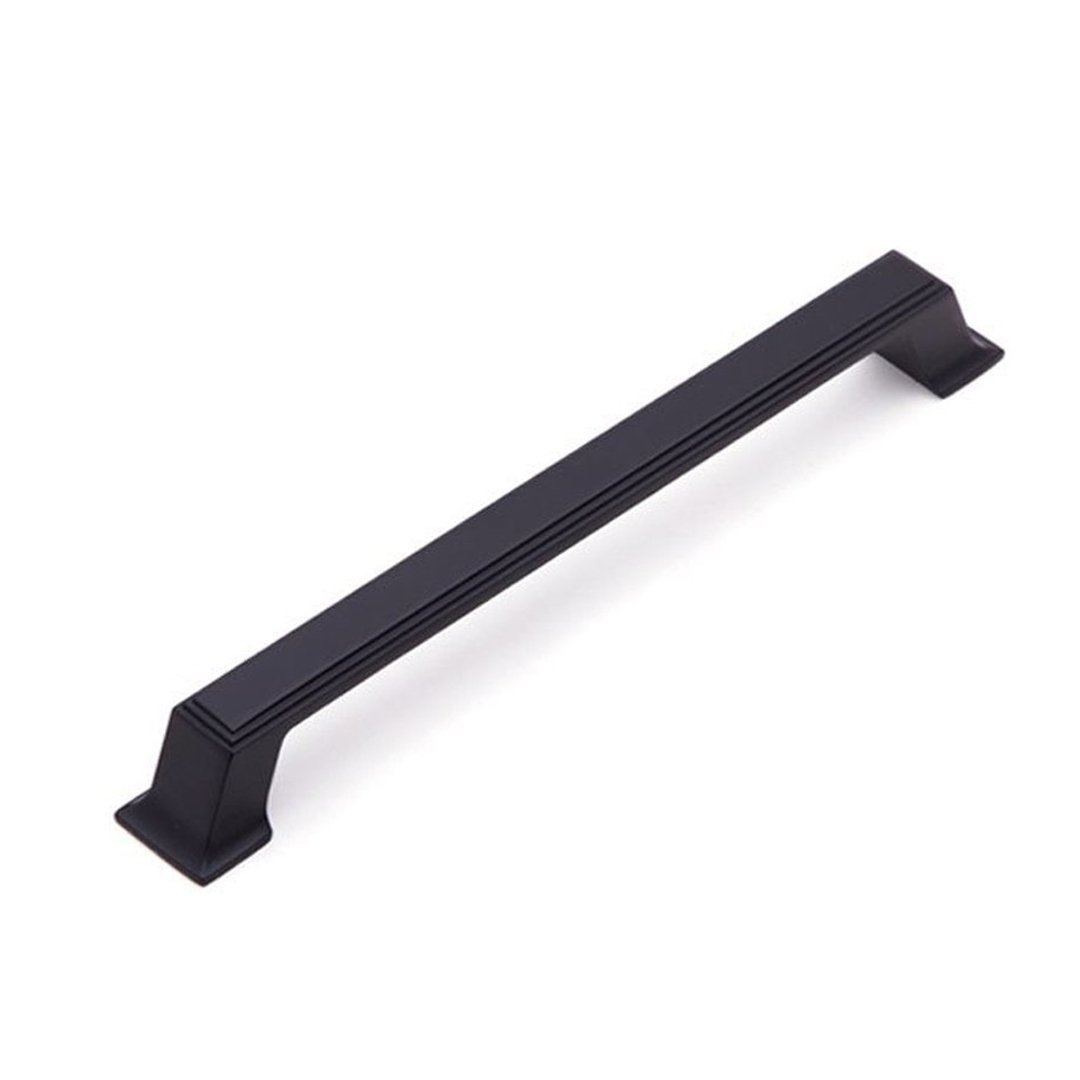 System 4235 Mobilya Kulp Siyah - 192 mm