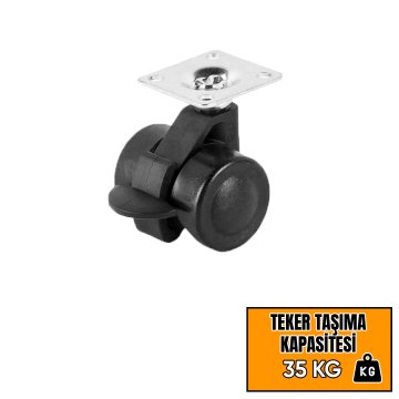 Hts Tablalı Mobilya Tekeri 35'lik 495 - Frenli