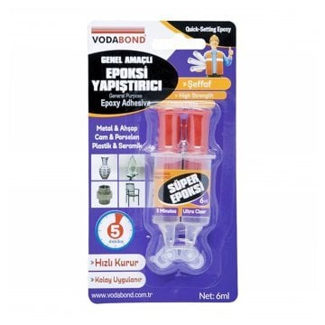 Vodabond Epoxy Yapıştırıcı Şırınga 6 gr