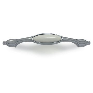 Nobel Saraylı Zamak Mobilya Kulp 128 mm Krom