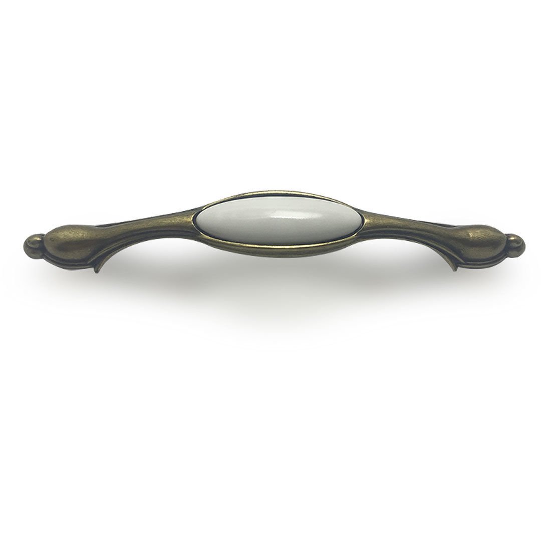 Nobel Saraylı Zamak Mobilya Kulp 128 mm Antiksarı