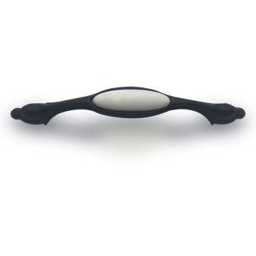 Nobel Saraylı Zamak Mobilya Kulp 128 mm Siyah