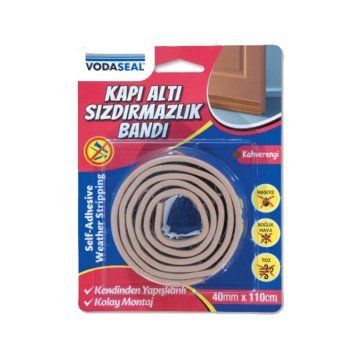 Vodaseal  Kapı Altı Sızdırmazlık Bandı 40mmx110cm Kahverengi