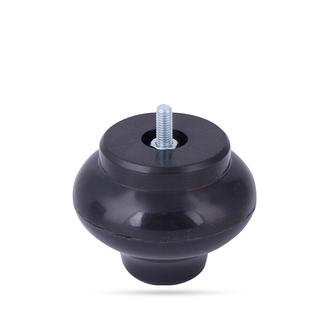 Küre Mobilya Ayak 8 cm Siyah