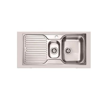 Teka Princess 60B Çelik Krom Mikro Keten Yüzey Evye Sol