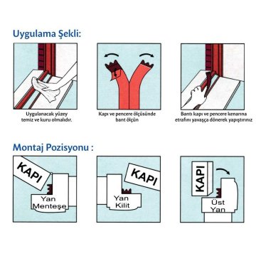 Vodaseal İzolasyon Köpük Bandı 10mmx6mt