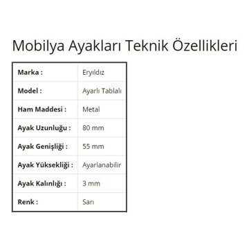 Ayarlı Pergule Ayak Pro Lüx