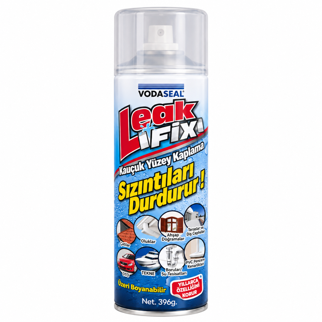 Vodaseal Leak Sprey Kaucuk Kaplama Şeffaf 396 gr