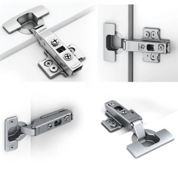 Samet Master Frenli Dolap Kapağı Menteşesi 10 Adet - Düz