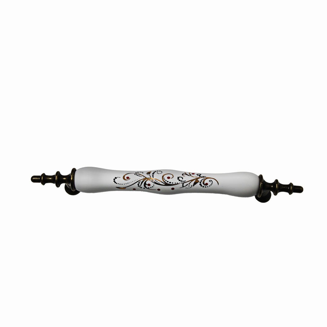 Lider 128 mm Çinçiçeği AntikSarı Mobilya Kulp
