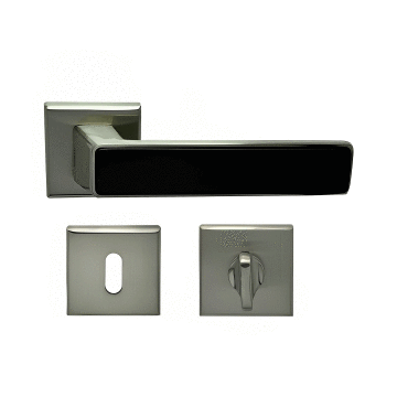 Nobel Amasya Kare Rozetli Kapı Kolu İnox-Matsiyah Oda Kapısı