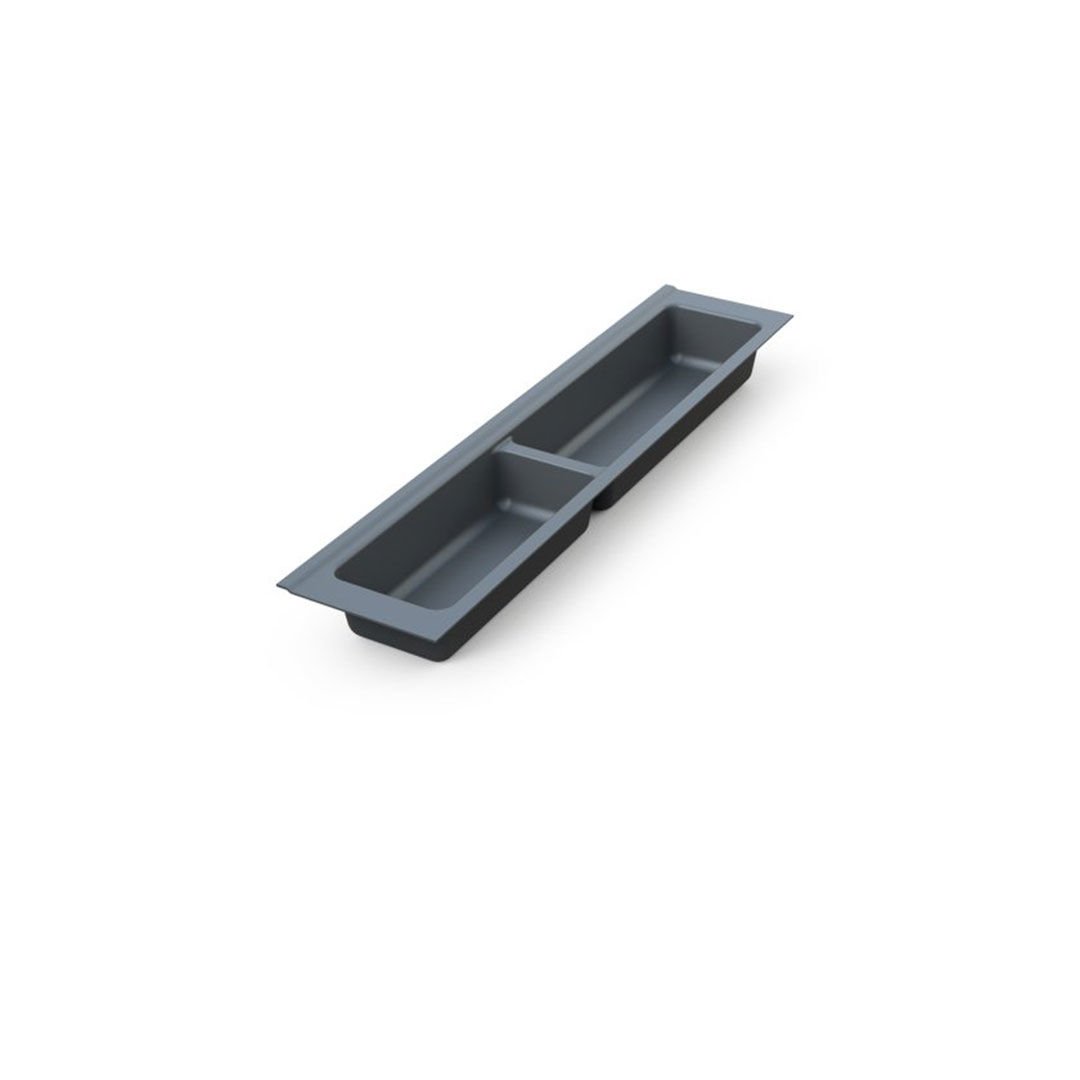 Mesan Traybond Kaşıklık 107X480 mm 2 Gözlü Antrasitgri Kaşıklık