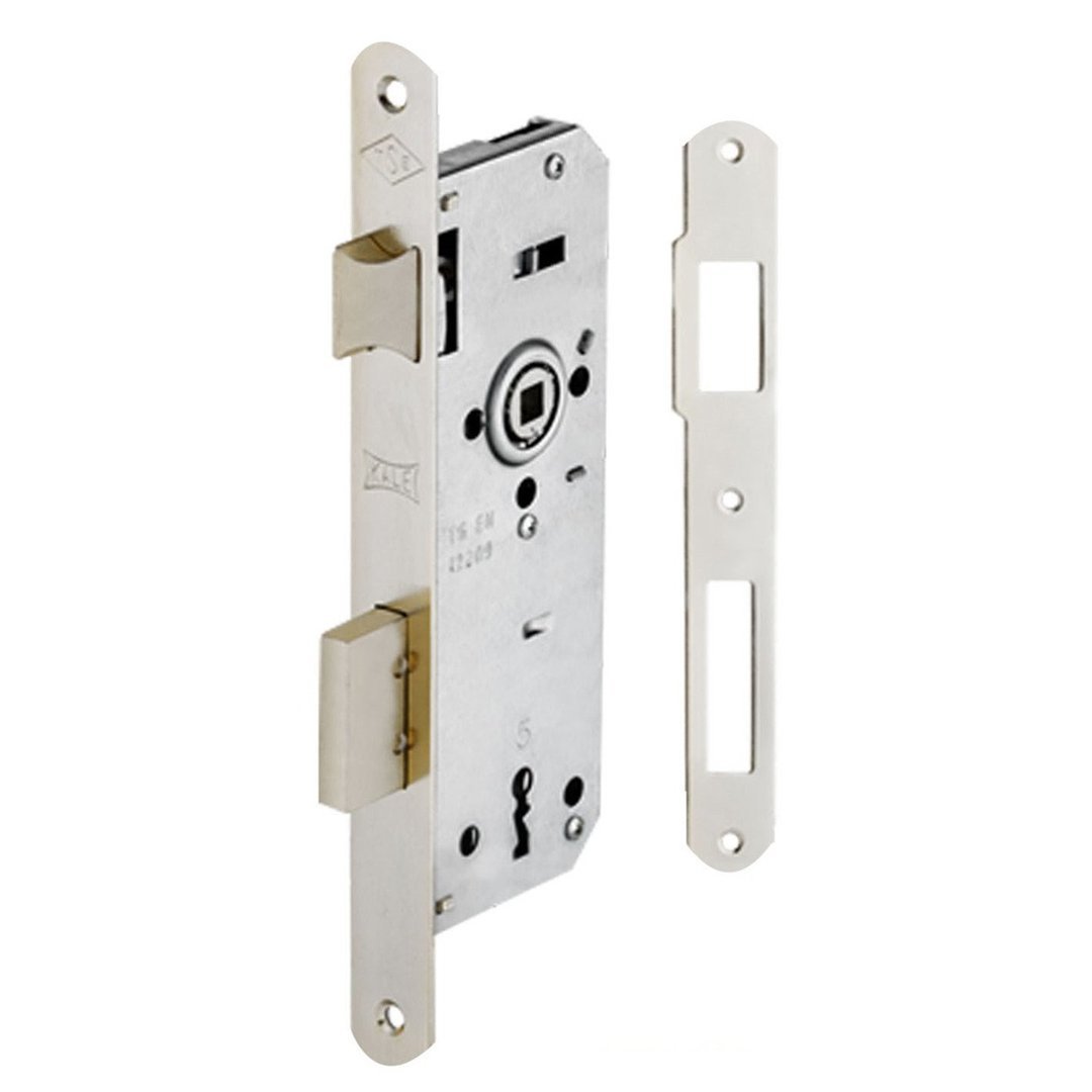 Kale Kilit Oval Oda Kapı Kilidi - 141R-45 mm / Nikel