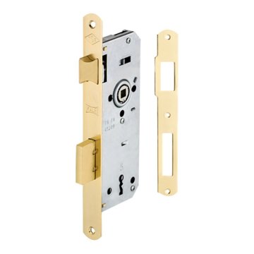 Kale Kilit Oval Wc Kapı Kilidi - 169R-40 mm / Sarı