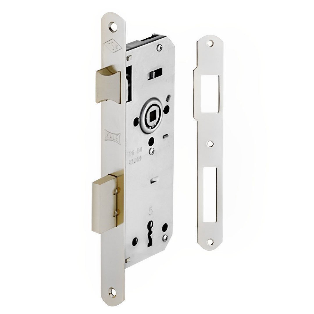 Kale Kilit Oval Oda Kapı Kilidi - 151R-40 mm / Nikel