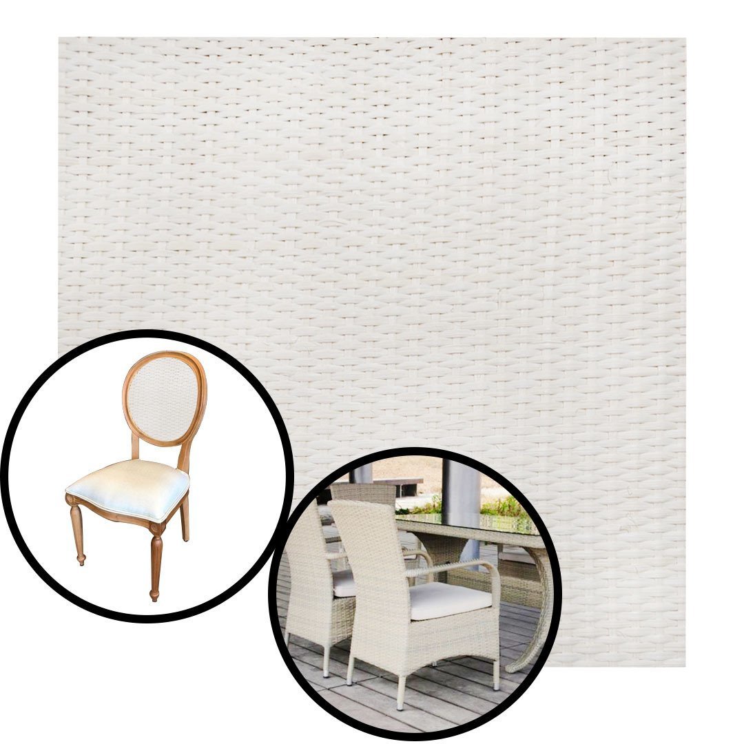 Ahşap Oval Örgü Naturel Hasır 60 cm - 1 Metre