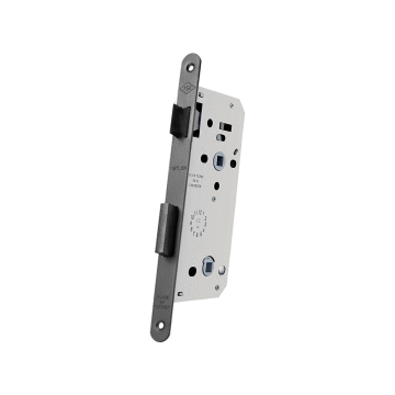 Metlox 40x23 mm Siyah Oval Kilit Sistemleri Sessiz Wc Kilidi