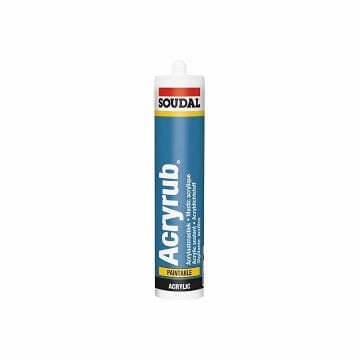 Soudal Acryrub Silikonize Mastik 500 gr Antrasit Gri 500 gr