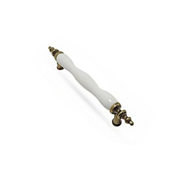 Lider Menekşe Düz Porselen Kulp Antik Sarı - 128 mm