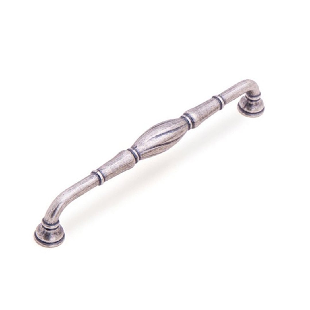 System 4477 Mobilya Kulp Antik Gümüş - 192 mm
