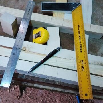 Leo Ahşap Marangoz Gönye 50 cm