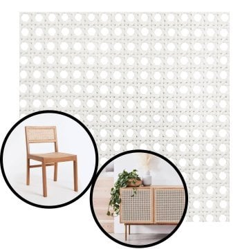 Plastik Beyaz Hasır 45 cm - 1 Metre