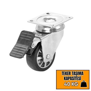 Hts Krom Makaralı Tablalı Teker
