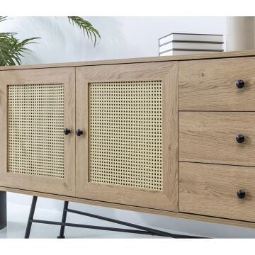 Gözde Ahşap Naturel Hasır 45 cm - 1 Metre