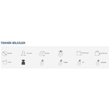 Hts 441 Mikro Tablalı Mobilya Tekeri