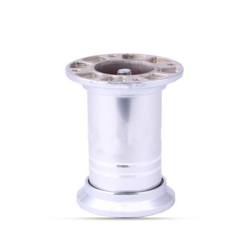 EFG Yüzüklü Çap 51 Mobilya Ayak Parlak Eloksal - 8 cm