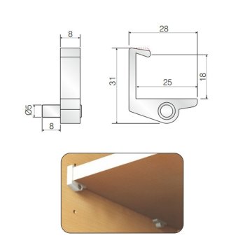 Mesan Raf Pimi Kelepçeli 10'lu Kahve