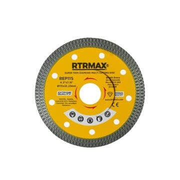 Rtrmax Elmas Testere İnce 115 Çapraz Dişli Hassas Kesim