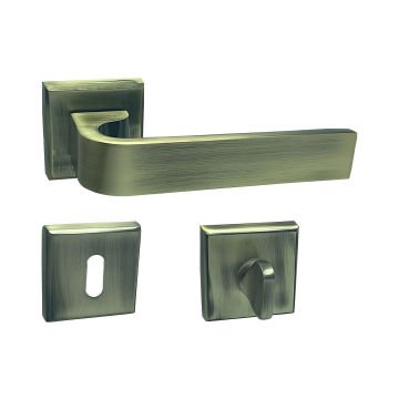 Nobel Bartın Kare Rozetli Mobilya Kapı Kolu Antiksarı Oda