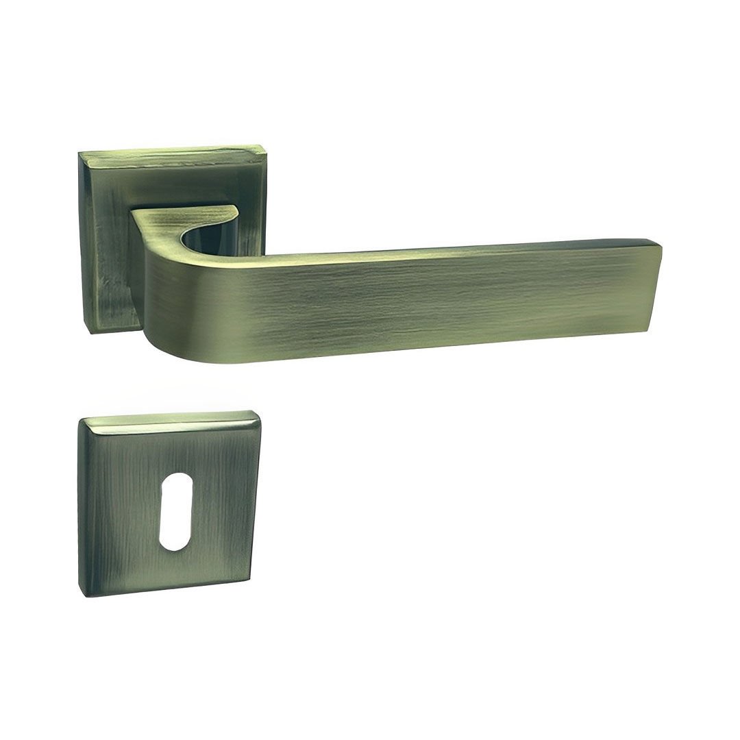 Nobel Bartın Kare Rozetli Mobilya Kapı Kolu Antiksarı Oda