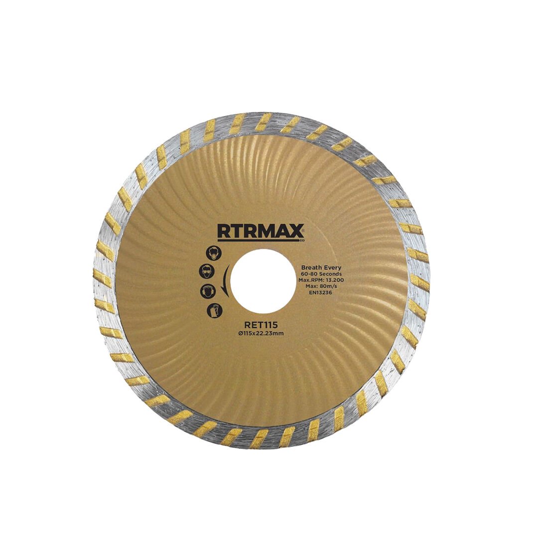 Rtrmax 180 mm Turbo Kanallı Elmas Testere