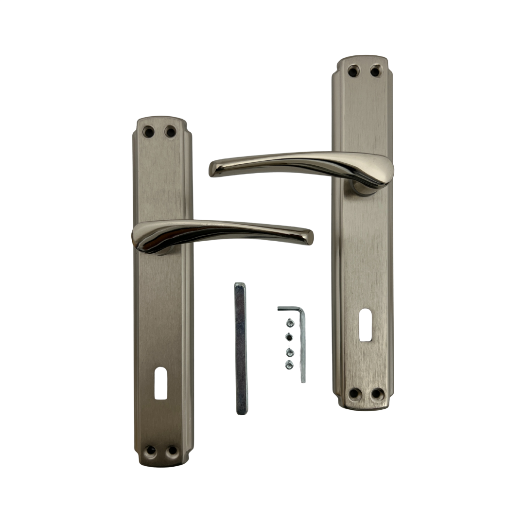 Hira Elif Bravo Nikel Saten Aynalı Kapı Kolu