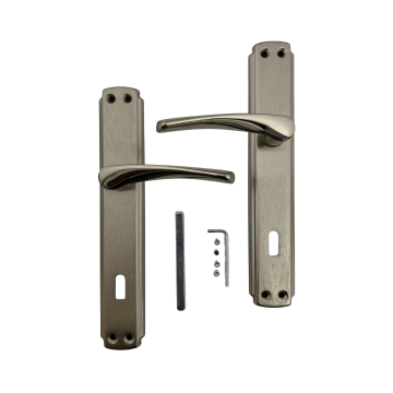 Hira Elif Bravo Nikel Saten Aynalı Kapı Kolu