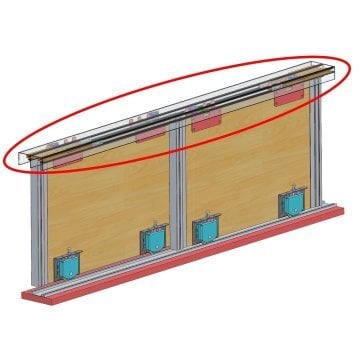 Yeniler TC J6 Alüminyum Üst Ray 200 cm