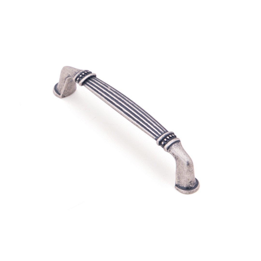 System SY 4350 Mobilya Kulp Antik Gümüş - 96 mm