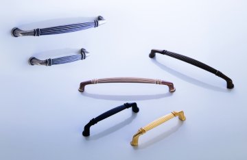 System SY 4350 Mobilya Kulp Antik Gümüş - 160 mm