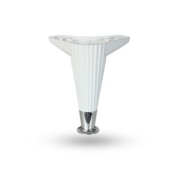 Mc Wetra Line Mobilya Ayak Beyaz Altın - 15 cm