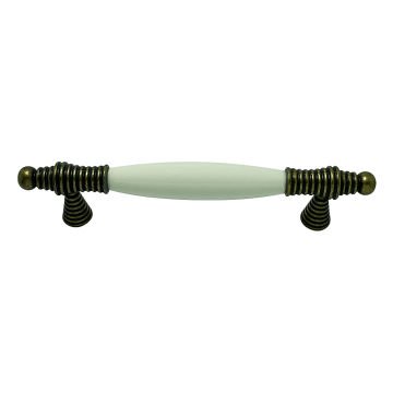 Tomurcuk 2120-40 Krem Porselen Mobilya Kulp 128 mm