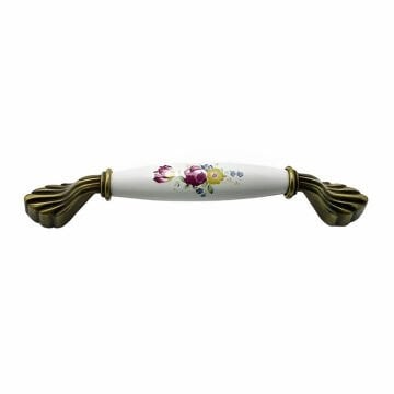 Tomurcuk 2141-40 Antik Sarı Porselen Mobilya Kulp