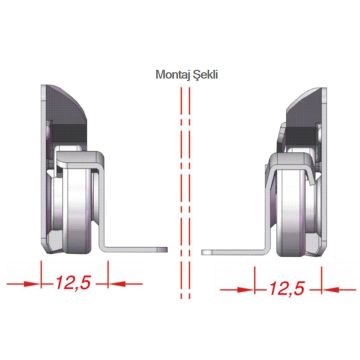 Yeniler Mobilya Çekmece Rayı 50 cm