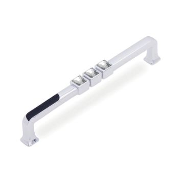 System SP 4195 Krom Swarovski Taşlı Mobilya Kulp 160 mm