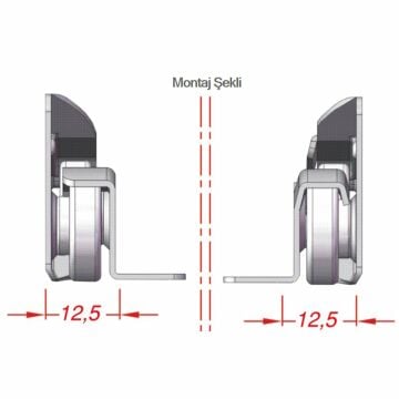 Yeniler Mobilya Çekmece Rayı 55 cm