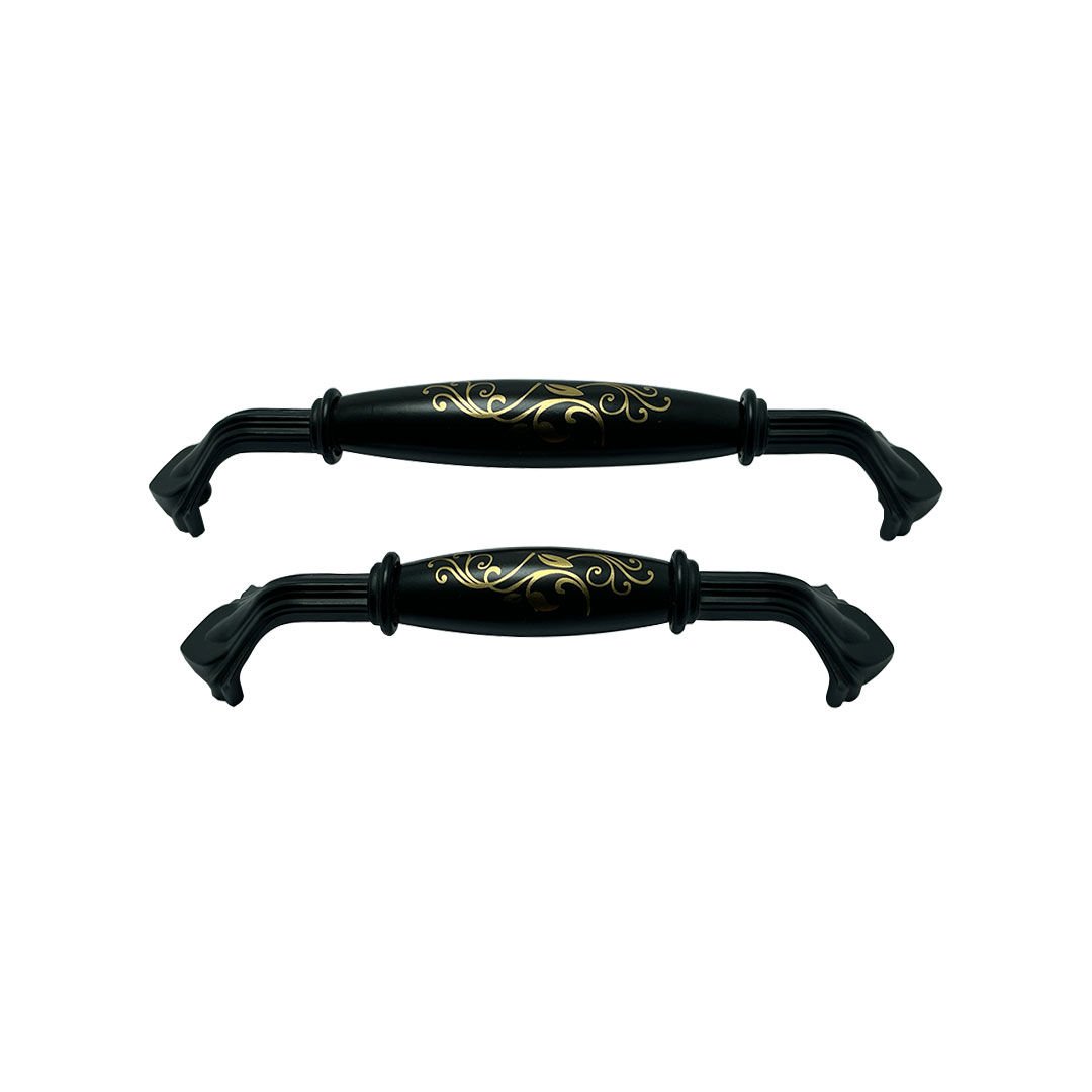 Tomurcuk 2134-85 Siyah Porselen Mobilya Kulp